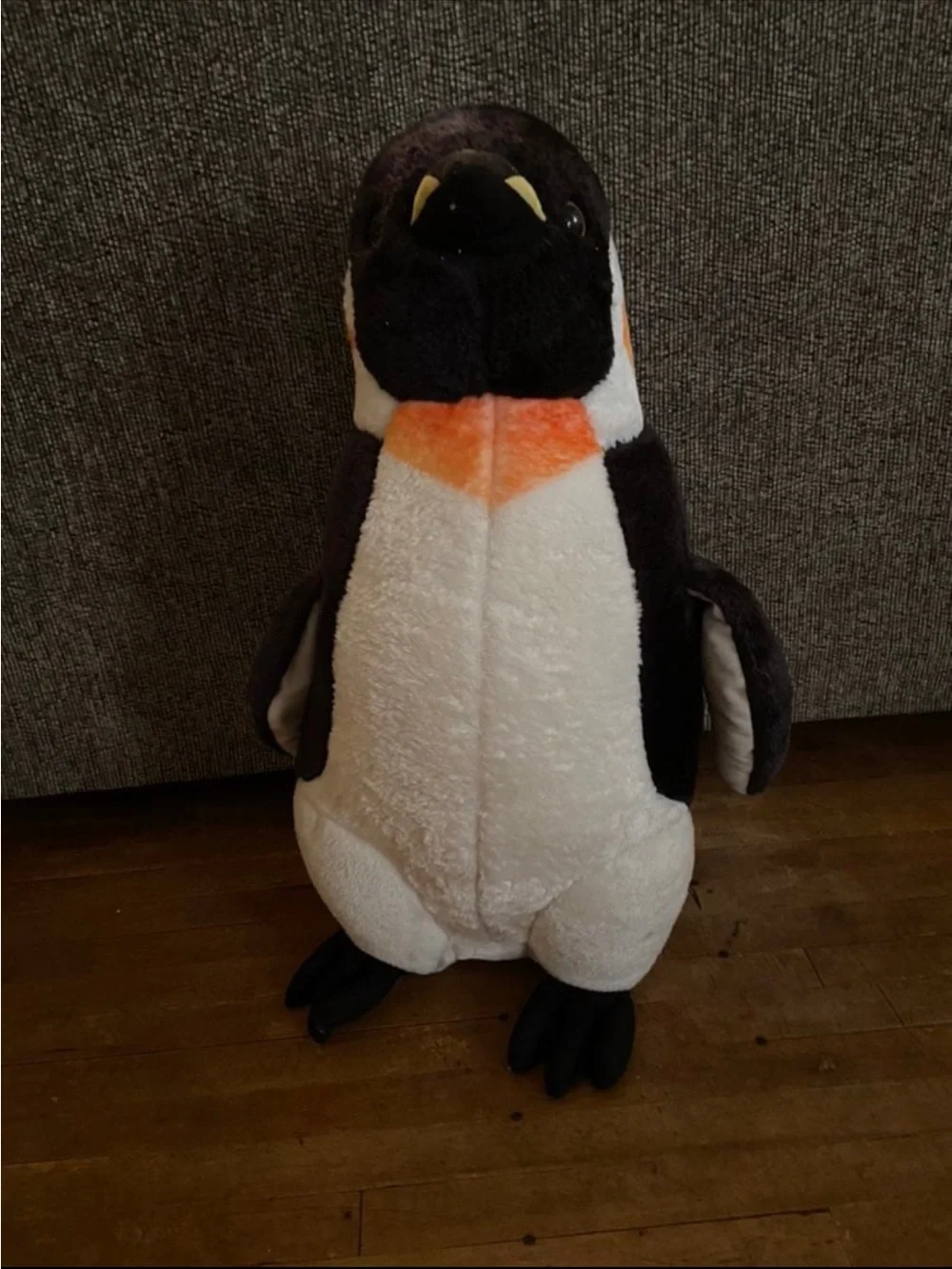 Melissa & Doug Plush Emperor Penguin in Black, White & Orange
